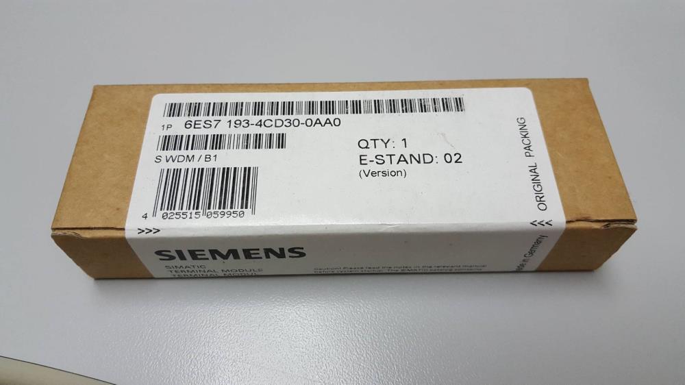 6ES7 193-4CD30-0AA0,6ES7 193-4CD30-0AA0,"SIEMENS",Automation and Electronics/Access Control Systems