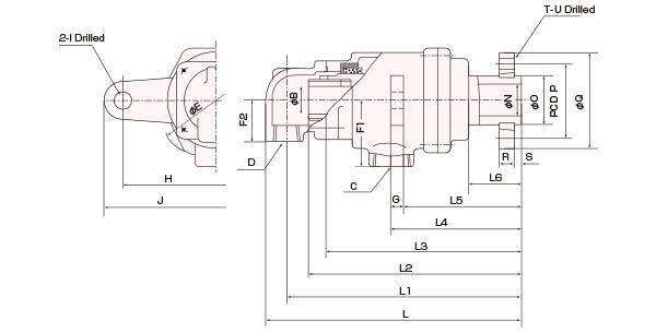 TAKEDA Rotary Joint HR3725 Series