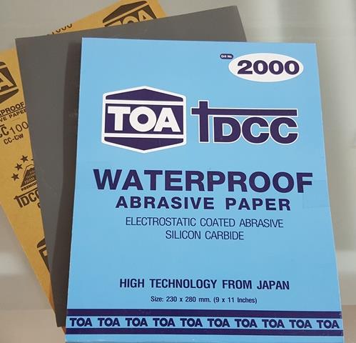 กระดาษทรายขัดน้ำ TOA,กระดาษทราย,TOA,Hardware and Consumable/Abrasive
