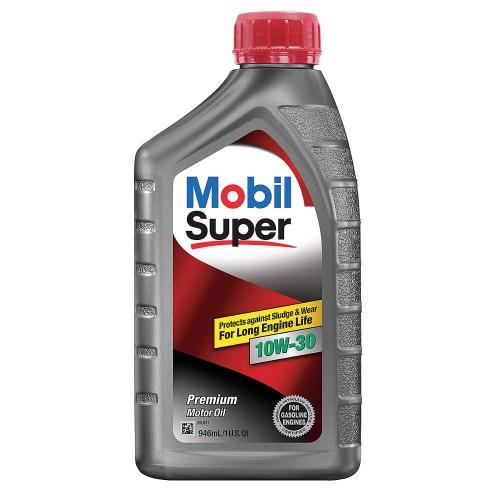 Mobil Super 10W-30, Engine Oil, 1 qt.,Mobil, Refrigeration Lubricants,Mobil,Energy and Environment/Petroleum and Products/Lubricant
