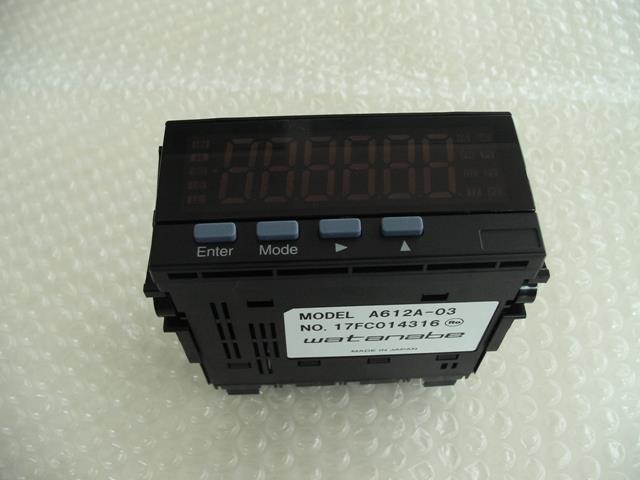 WATANABE Load Cell Meter A612A-03,A612A-03, WATANABE A612A-03, ASAHI A612A-03, ASAHI KEIKI A612A-03, Load Cell Meter A612A-03, Digital Panel Meter A612A-03, Panel Meter A612A-03, WATANABE, ASAHI, ASAHI KEIKI, Load Cell Meter, Digital Panel Meter, Panel Meter,WATANABE,Instruments and Controls/Meters