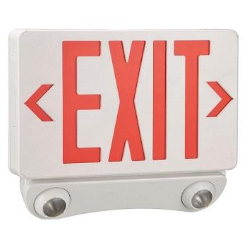 Exit Sign ABS LED 2W, 9-1/2in. H, Red (LUMAPRO),Light bulb, Lighting, หลอดไฟ, exit light max bright,LUMAPRO,Plant and Facility Equipment/Facilities Equipment/Lights & Lighting