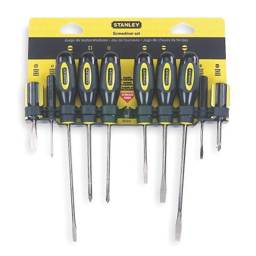Screwdriver Set, Multicomponent, Number of Pieces: 10,Tool Set, Tools, Stanley, Hand Tool,STANLEY,Tool and Tooling/Tool Sets