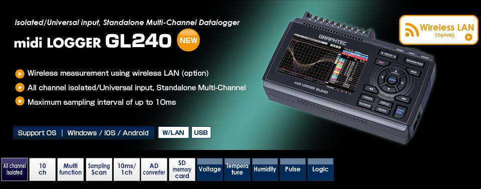 Multi-Channel Datalogger,Multi-Channel Datalogger,Graphtec,Engineering and Consulting/Laboratories