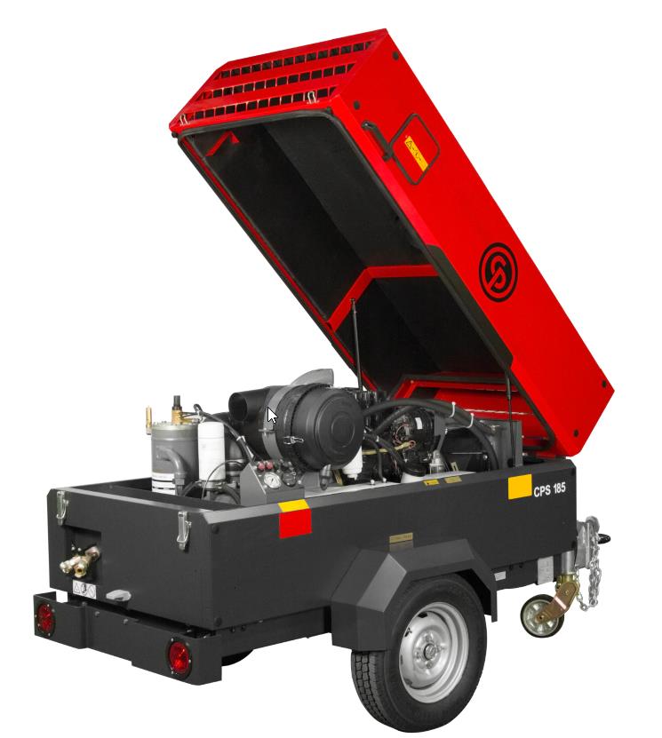 Portable diesel air compressors 