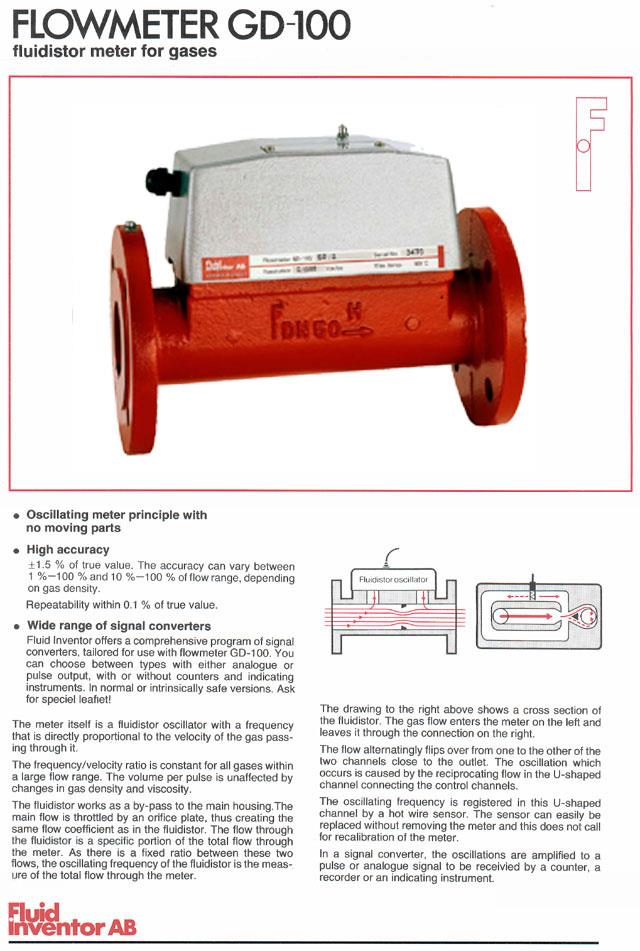  Gas Flowmeter  Fluid Inventor AB