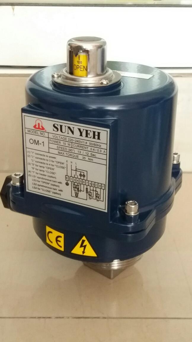 SUNYEH OM1,OM1 ELECTRIC ACTUATOR,SUNYEH,Pumps, Valves and Accessories/Valves/Flow Control Valves