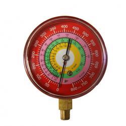 100mm special red steel case cheap type single tube freon pressure manometer,pressure gauge,power,Instruments and Controls/Gauges