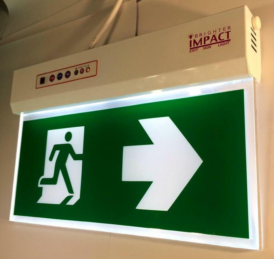 exit sign lighting