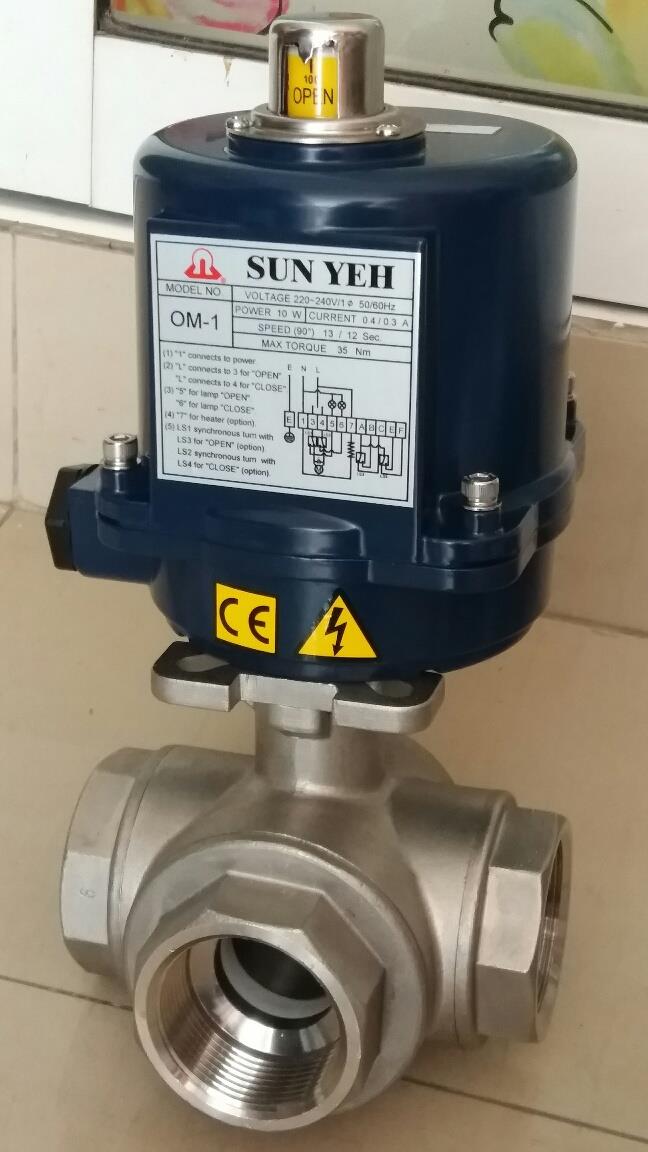 SUNYEH ,MOTORIZE VALVE, OM1 ELECTRIC ACTUATOR,SUNYEH,Pumps, Valves and Accessories/Valves/Control Valves