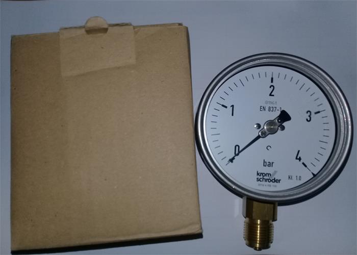 Pressure Gauge,#PressureGauge #Kromschroder #RFM 4 RB 100, 0/4 bar #เกจวัดแรงดันแก๊ส,Kromschroder,Instruments and Controls/Gauges