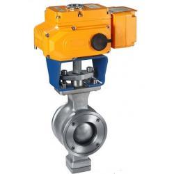 Electric V Type Ball valve รหัสสินค้า DHBV-E-4,Electronic valve,darhor,Pumps, Valves and Accessories/Valves/Ball Valves