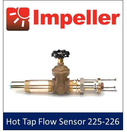 Hot Tap Flow Sensors  225&226 Series,Magnetic Flow Meter Hot Tap,Badger Meter,Instruments and Controls/Flow Meters