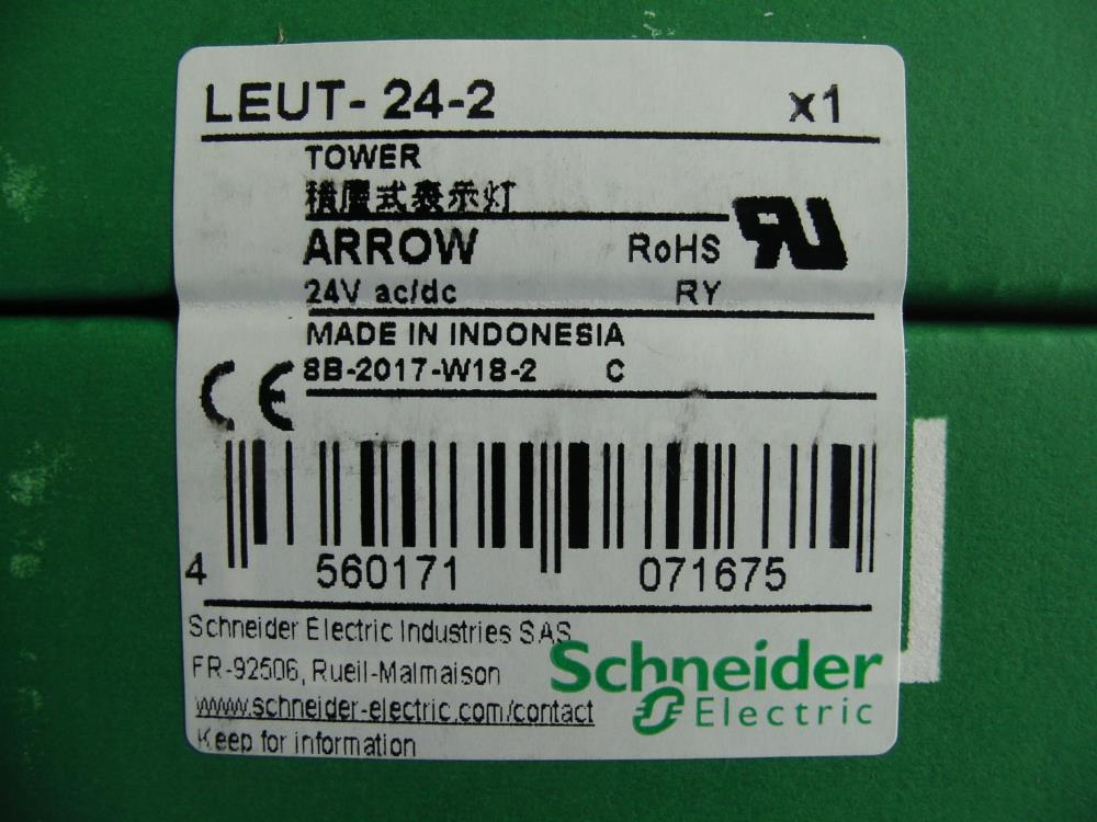 SCHNEIDER (ARROW) Tower Light LEUT-24-2-RY