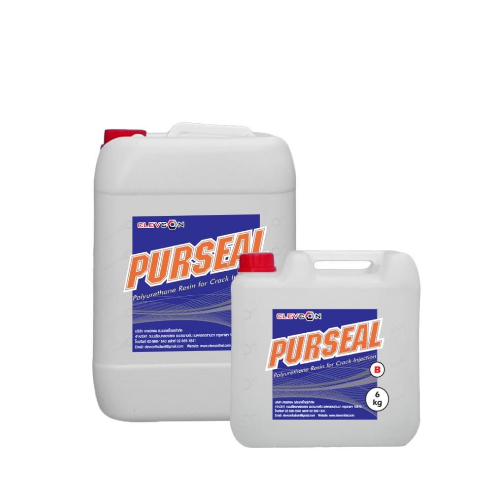 PURSEAL โพลียูรีเทนเรวิ่นสองส่วนผสมสำหรับฉีดซ่อมรอยแตกโครงสร้าง,Latex, Clevcon Latex, Bonding agent, Admixture,Polyurethane Resin for Crack injection,Clevcon,Construction and Decoration/Building Materials/Fireproof & Waterproof Materials