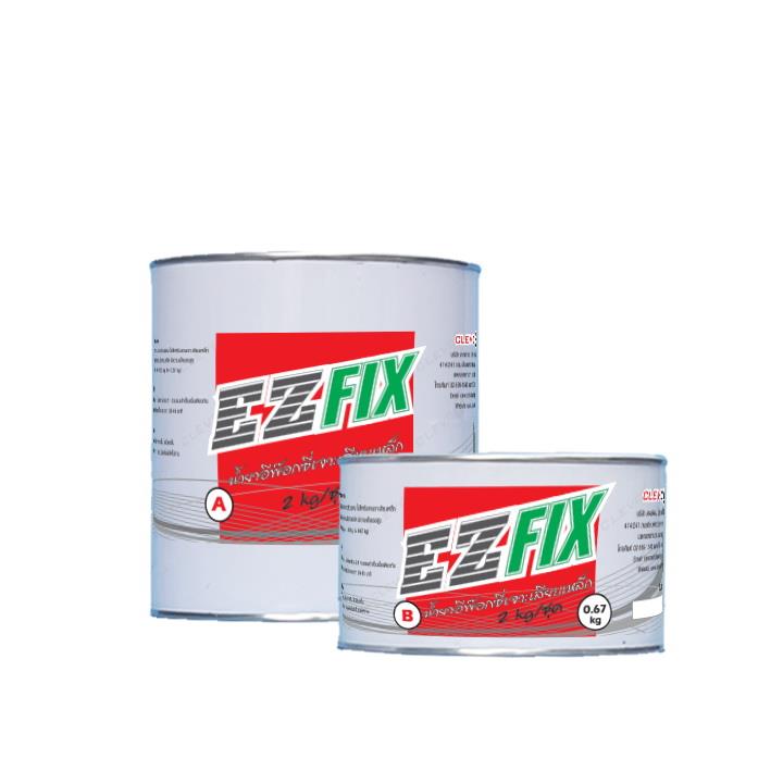 EZ Fix น้ำยาอีพ๊อกซี่สำหรับงานเจาะเสียบเหล็ก,Epoxy anchor, Rebar anchor, Epoxy adhesive,,Clevcon,Sealants and Adhesives/Adhesives