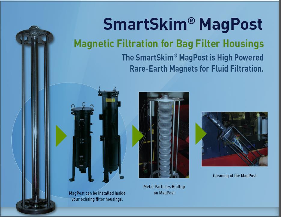 MagPost,Magnetic Filtration for Bag Filter,SmartSkim,Machinery and Process Equipment/Filters/Liquid Filters