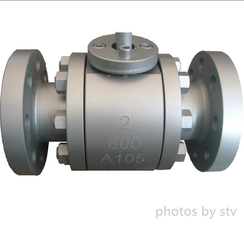 Flange Trunnion Mounted Ball Valve, ASTM A105, 2 Inch, 600 LB
