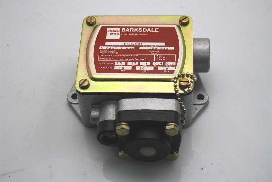 Barksdale P1H-K30 Pressure Switch,Pressure Switch, Pressure Control,  Switch, BARKSDALE,  Air Pressure Switch,Barksdale,Instruments and Controls/Measurement Services