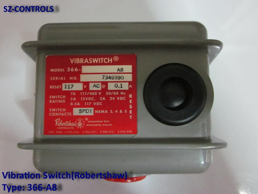Robertshaw 366-A8 Vibration Switch,Vibration Switch, Vibra Switch, Switch, Robertshaw, 366-A8, Vibrator Switch,,Robertshaw,Machinery and Process Equipment/Equipment and Supplies/Vibration Control