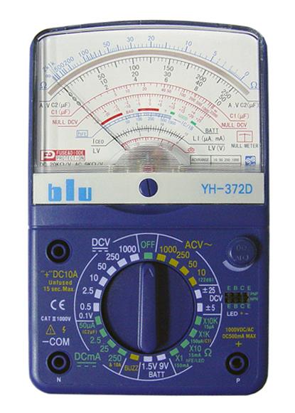 Analog Multimeter รุ่น YH-372D,YH-372D,BLU,blu,Instruments and Controls/Meters