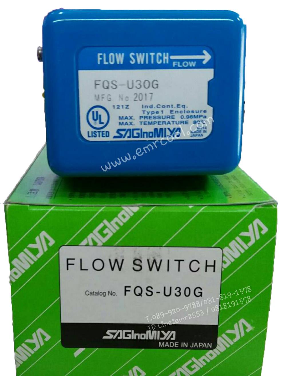 Flow Switch "SAGINOMIYA"FQS-U30G,Flow Switch FQS-U30G,Flow Switch "SAGINOMIYA"FQS-U30G,Pumps, Valves and Accessories/Valves/Flow Control Valves