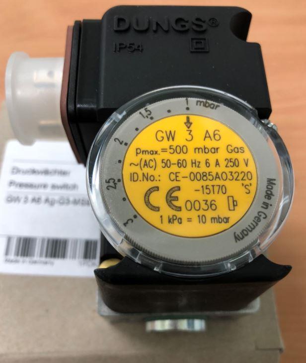 Dungs GW3 A6 pressure switch,Dungs Pressure switch GW3 A6,Dungs,Instruments and Controls/Switches