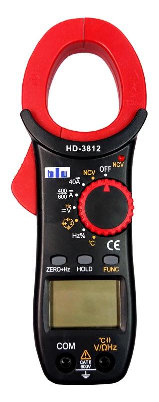 Digital Clamp Meter รุ่น HD-3812A,digital clamp meter, hd-3812A,blu,Instruments and Controls/Meters