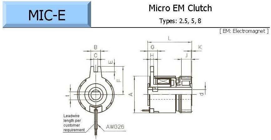 OGURA Electromagnetic Clutch MIC-E Series