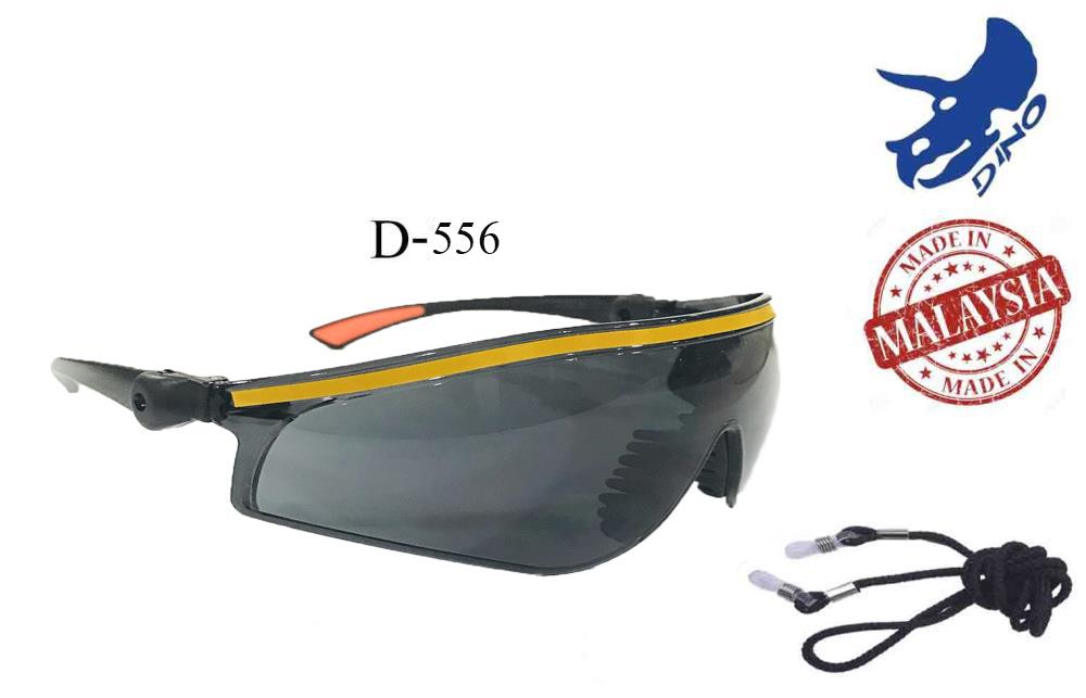 นำเข้า-แว่นตานิรภัยทรงสปอร์ต,แว่นตานิรภัยทรงสปอร์ตเลนส์สีชา,DINO,Plant and Facility Equipment/Safety Equipment/Eye Protection Equipment
