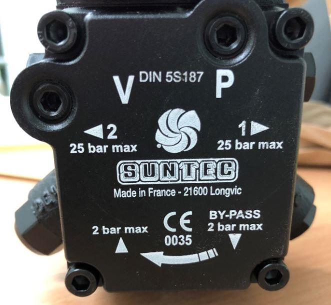 Suntec A2L oil pump สำหรับ Bentone B40 B45 แบบ 2 pipe เตาเผาศพ,Suntec A2L , oil pump ,Suntec,Pumps, Valves and Accessories/Pumps/Oil Pump