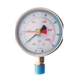 100mm high pressure control black and red pointer momery manometer รหัส YTN-100A,Double Needle Pressure Gauge,power,Instruments and Controls/Gauges