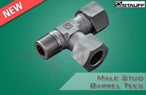 Male Stud Barrel Tees,Male Stud Barrel Tees,STAUFF,Hardware and Consumable/Fittings