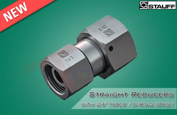 Straight Reducers with 24? Taper / O-Ring (DKO),Straight Reducers with 24? Taper / O-Ring (DKO),STAUFF,Hardware and Consumable/Fittings