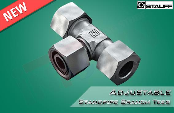 Adjustable Standpipe Branch Tee,Adjustable Standpipe Branch Tee,STAUFF,Hardware and Consumable/Fittings
