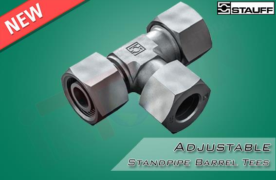 Adjustable Standpipe Barrel Tees,Adjustable Standpipe Barrel Tees,STAUFF,Hardware and Consumable/Fittings