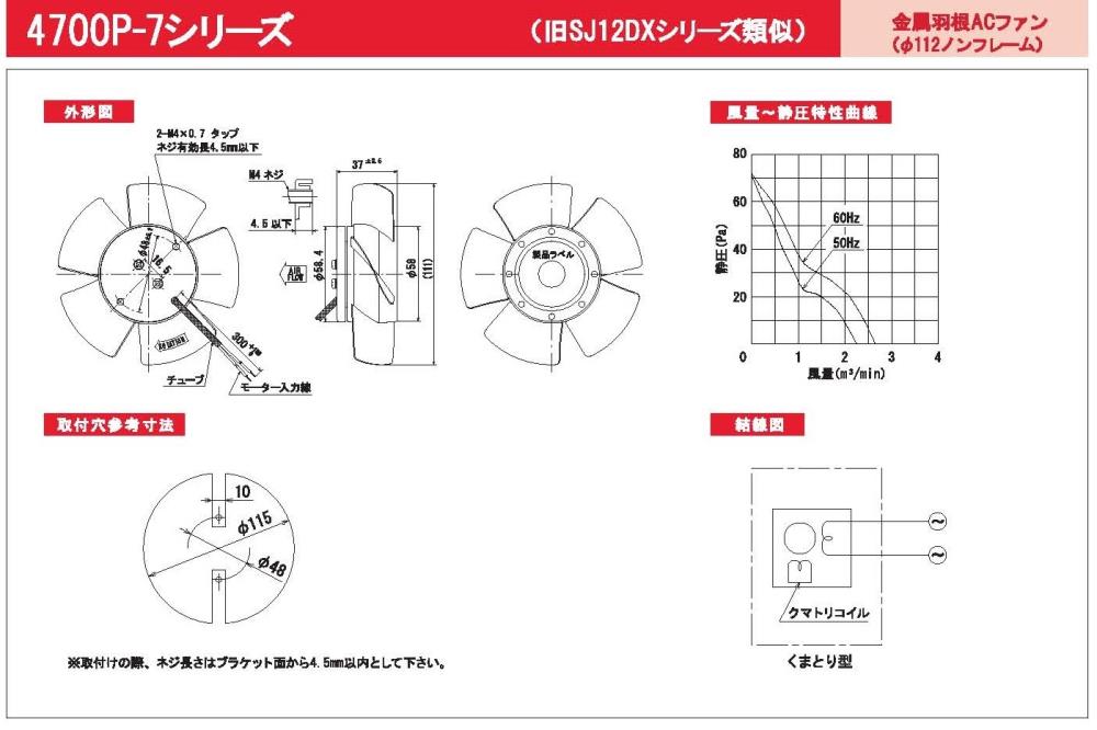 IKURA Electric Fan 4700P-7 Series