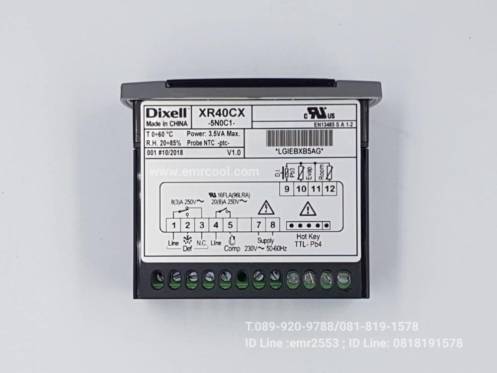 Digital Controller XR40CX-5NOC1,temperature control,DIXELL,Digital Controller,DIXELL,Instruments and Controls/Controllers