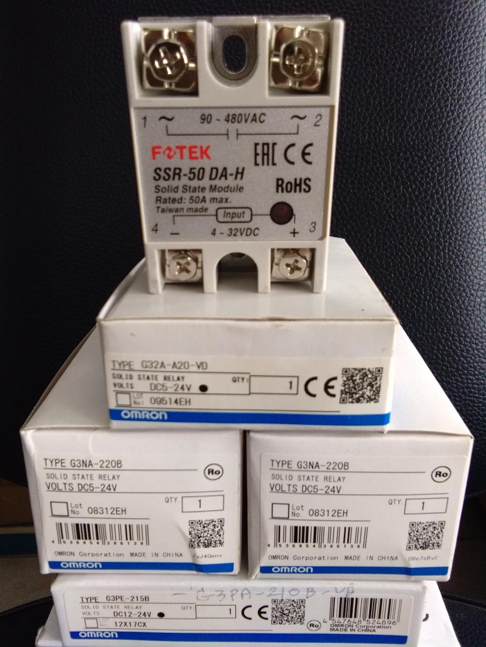 OMRON : FOTEK : Solid state relay  G3PE G3PA G3NA G32A SSR-50 ,นครราชสีมา  OMRON FOTEK SOLID STATE RELAY โซลิดสเตทรีเลย์ G3PA G3PE G3NA G32A SSR-50DAH SSR-40 SSR-25DA-H โคราช,,Electrical and Power Generation/Electrical Components/Relay