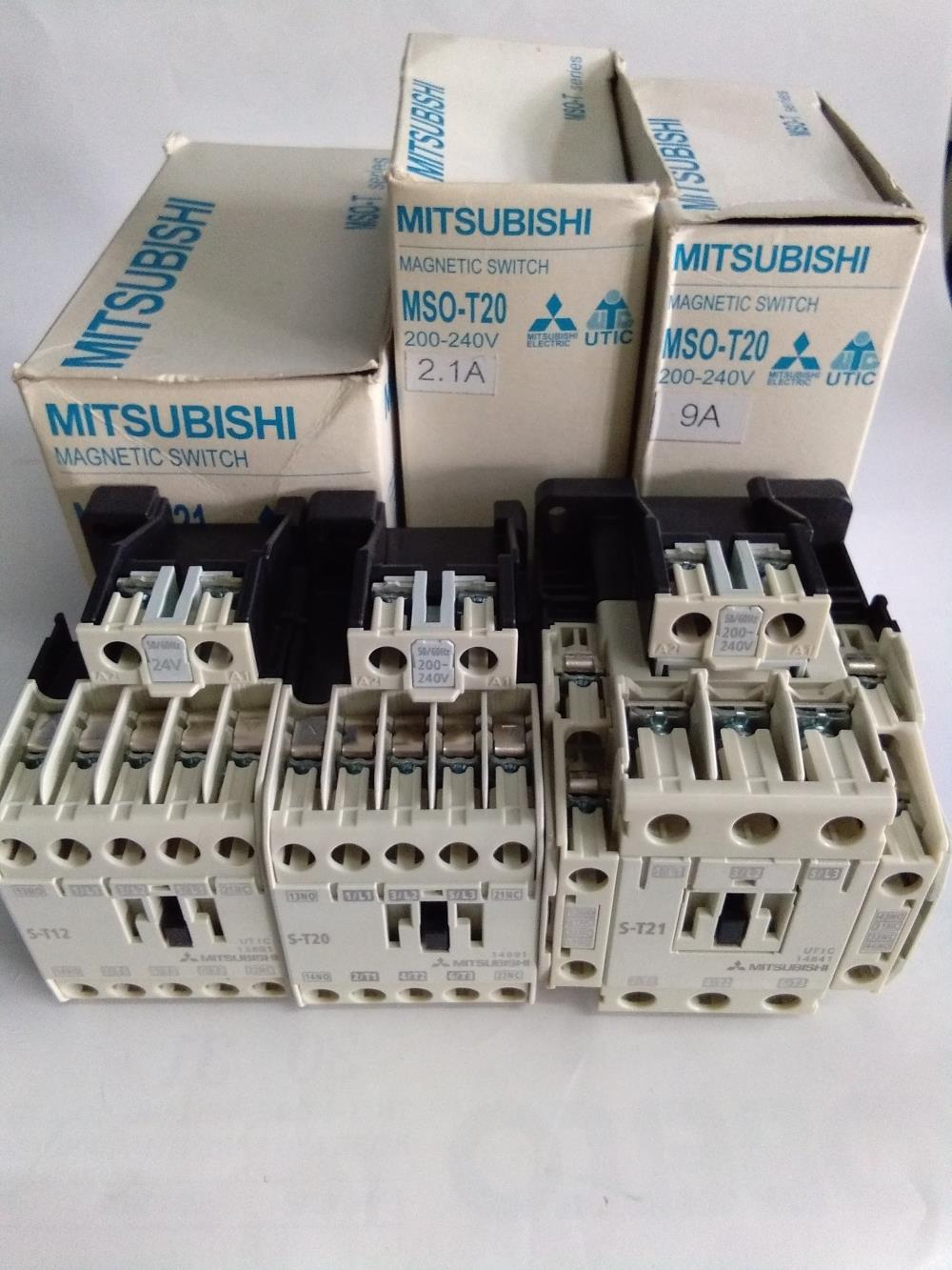 MITSUBISHI : CONTACTOR : S-T10 , S-T20 , S-T..**รุ่นใหม่ มีหลายรุ่น**,นครราชสีมา  mitsubishi magnetic contactor แมกเนติค โอเวอร์โหลด S-T10 S-T12 S-T20 S-T25- S-T35 S-T50 S-T65 S-T80 S-T95 โคราช,,Electrical and Power Generation/Electrical Components/Contactor