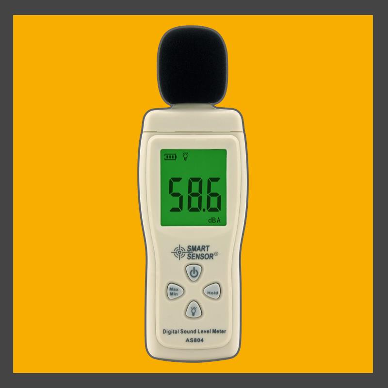 เครื่องวัดระดับเสียง Sound Level Meter AS804,เครื่องวัดระดับเสียง Sound Level Meter SMART SENSOR AS804,SMART SENSOR,Energy and Environment/Environment Instrument/Sound Meter