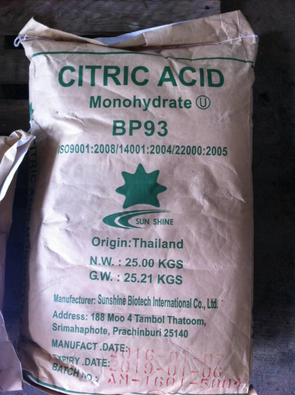 กรดมะนาว Citric Acid,กรดมะนาว,Citric Acid,,Chemicals/Acids/Citric Acid