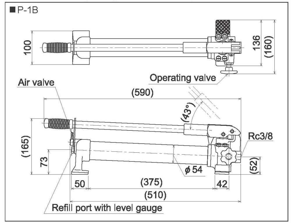 RIKEN Manual Pump P-1B