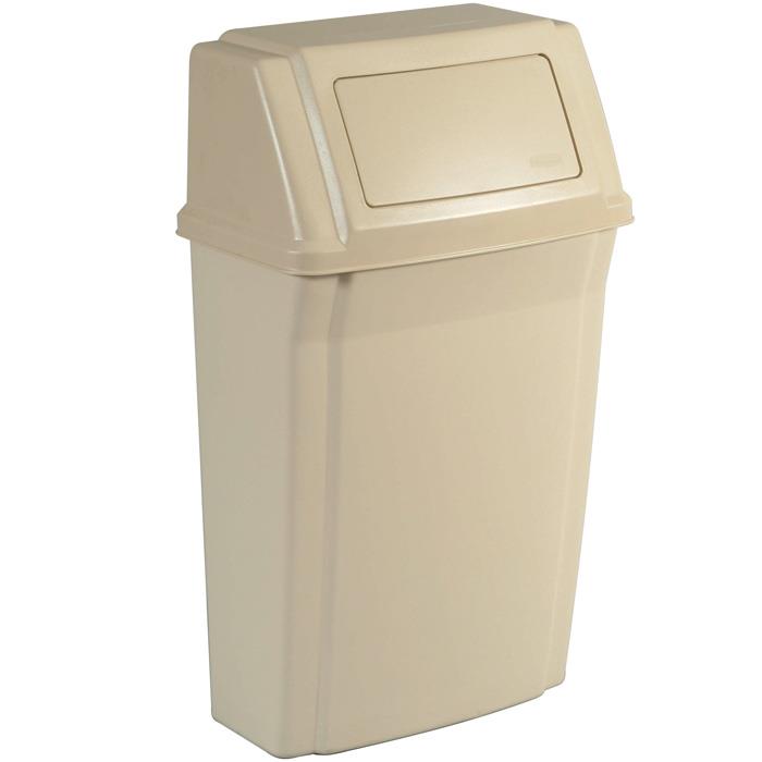 Slim Jim Wall Mounted Container ถังขยะทรงบางแบบติดผนัง,Rubbermaid,Slim Jim,bin,Rubbermaid,Machinery and Process Equipment/Machinery/Waste