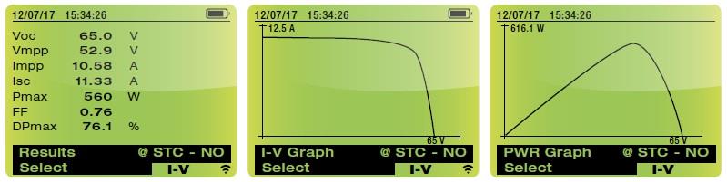I-V500W : เครื่องทดสอบ I-V curve รองรับระบบ 1500V/10A และ 1000V/15A,  Voc, Isc, STC, มาพร้อมโปรแกรมทำรายงาน เชื่อมต่อ Wifi 