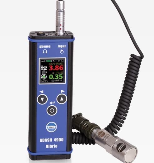 A4900 Vibrio  Vibration Meter, Analyzer ,A4900 ,Vibration Meter Analyzer ,Vibration Meter, Analyzer ,เครื่องวัดความสั่นสะเทื่อน ,Adash,Instruments and Controls/Test Equipment/Vibration Meter