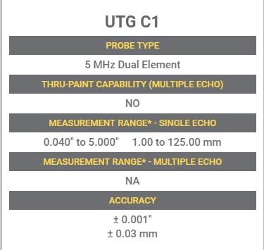 Ultrasonic Thickness Gages Measures Wall Thickness 