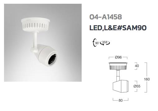 tracklight LED L&E#SAm90,tracklight , L&E, sam90,L&E,Electrical and Power Generation/Electrical Components/Lighting Fixture