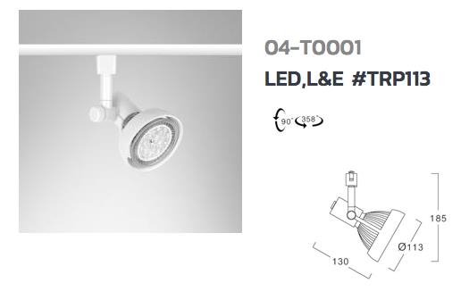 Tracklight LED L&E#TRP113,tracklight , L&E, TRP113,L&E,Electrical and Power Generation/Electrical Components/Lighting Fixture
