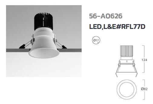 Down Light LED L&E# RFL77D,down Light LED, L&E , RFL77d,L&E,Electrical and Power Generation/Electrical Components/Lighting Fixture